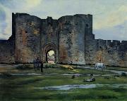 Queens Gate at Aigues-Mortes, Frederic Bazille